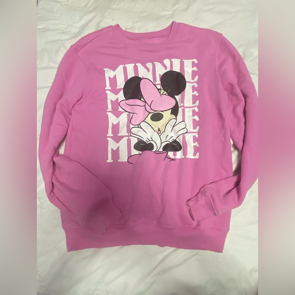 Pink Minnie Mouse Sweatshirt - Picture 1 of 1